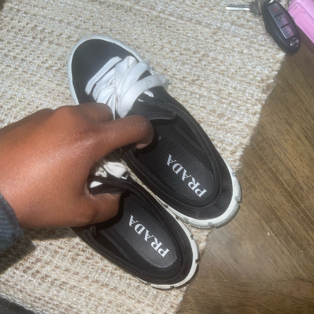 Prada platform sneakers